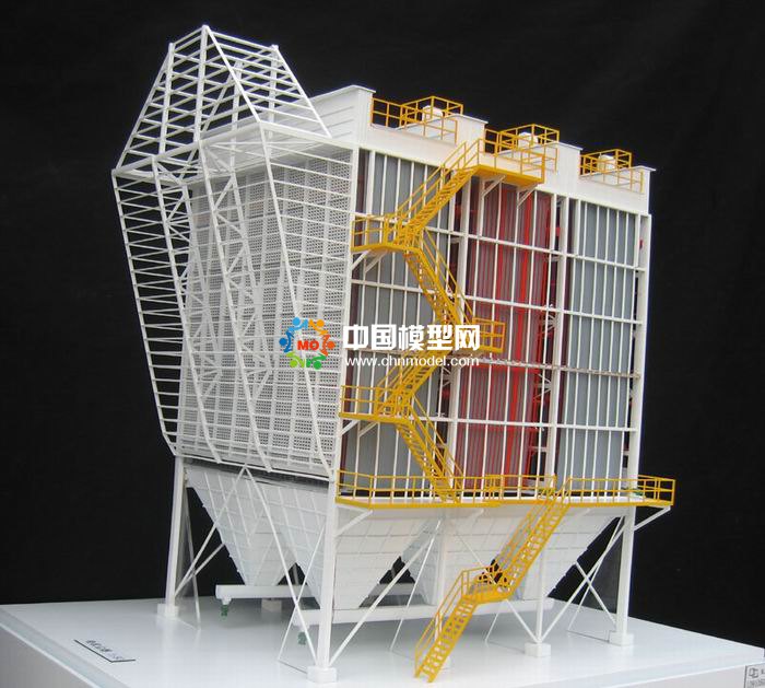 布袋除塵器沙盤(pán)模型，電除塵器沙盤(pán)模型
