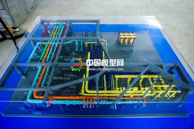 綠色智能建造裝配式機(jī)房沙盤模型 