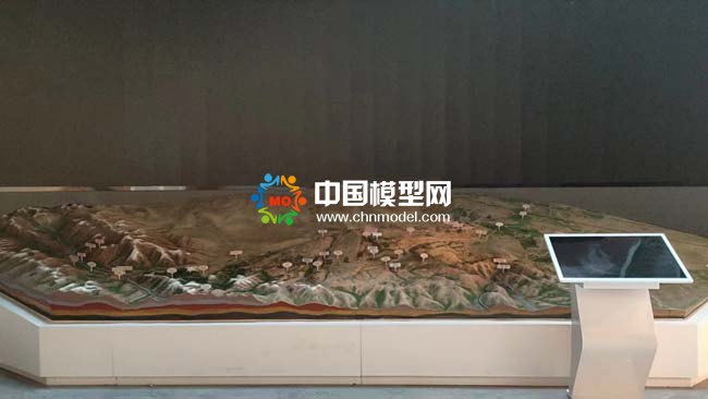 張掖世界地質公園沙盤模型