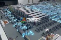 智能汽車生產(chǎn)線沙盤模型，智慧物流沙盤模型