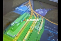 鋼鐵廠沙盤模型，投影電子沙盤