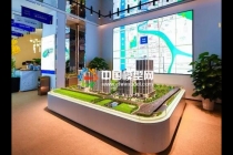 售樓部正常使用三類沙盤模型，建筑區(qū)域和戶型